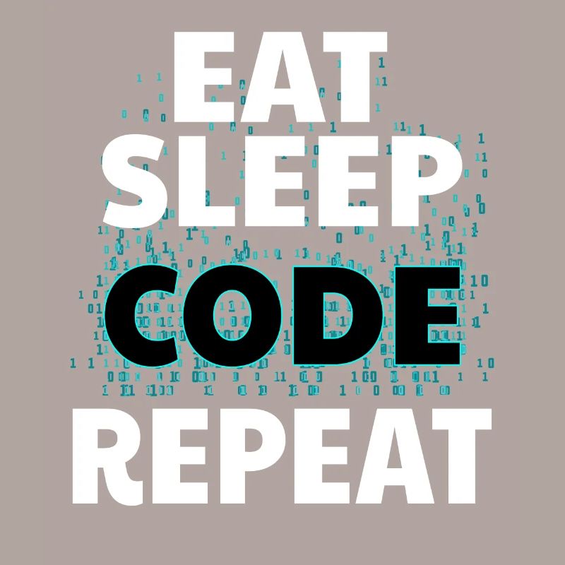 Eat Sleep Code Programmation informatique Nerd Java