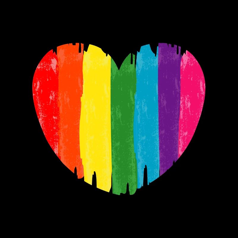 Lgbt Rainbow Heart