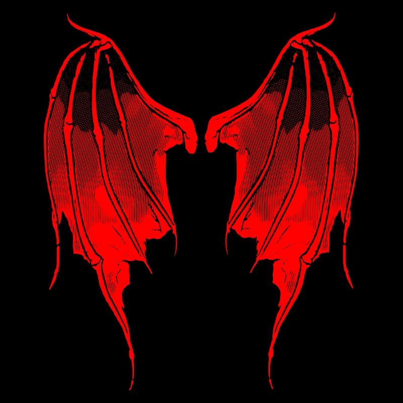 2reborn Devilwings Devil Wings Teufel rot