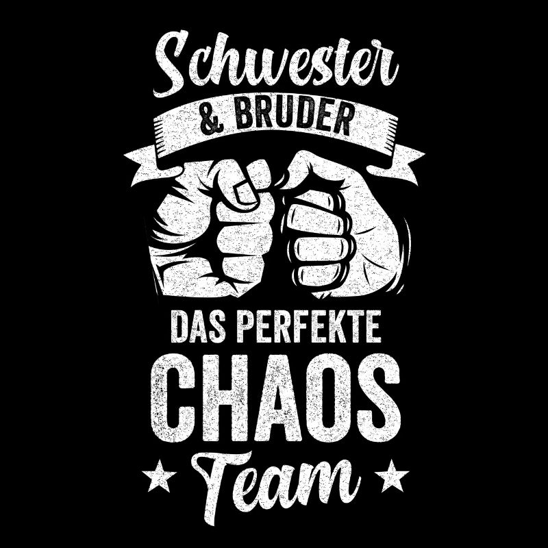 Schwester Und Bruder das perfekte Chaos Team Gesch
