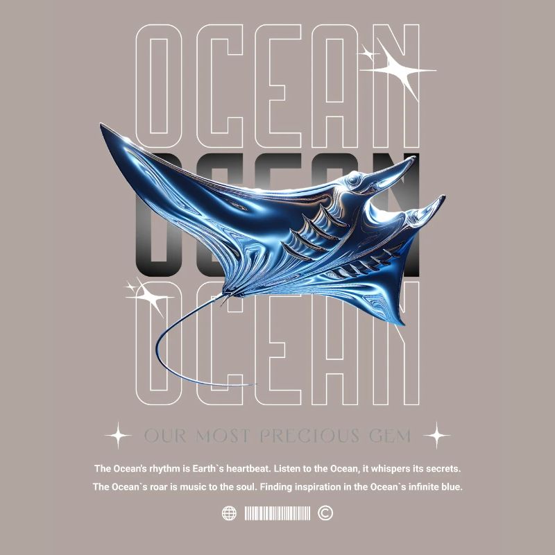 Trésor précieux de la Manta de l’Océan