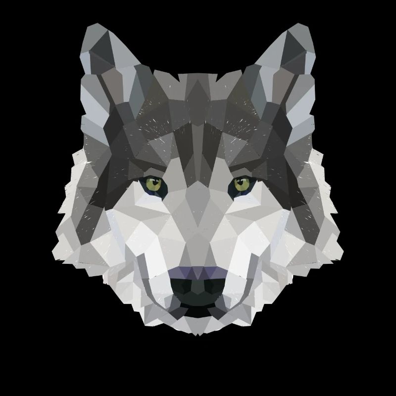 POLYGONE LOUPS LOUPS HUSKY PACK PACK CHIEN PACK PACK