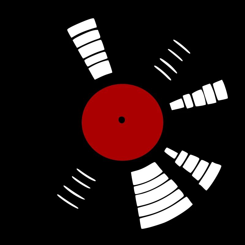Retro-Vinyl-Schallplatte