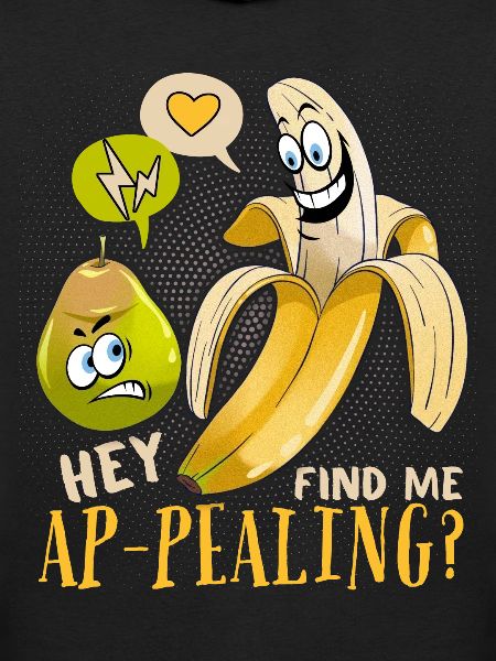 Banaan grap, grappige banaan aantrekkelijke woordspeling