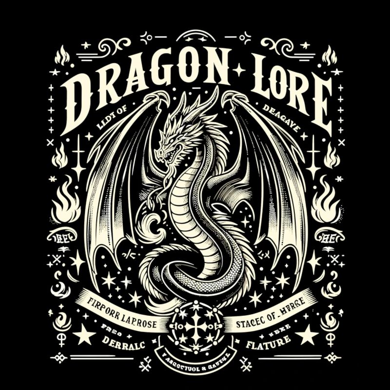 Mythischer Feuerdrache