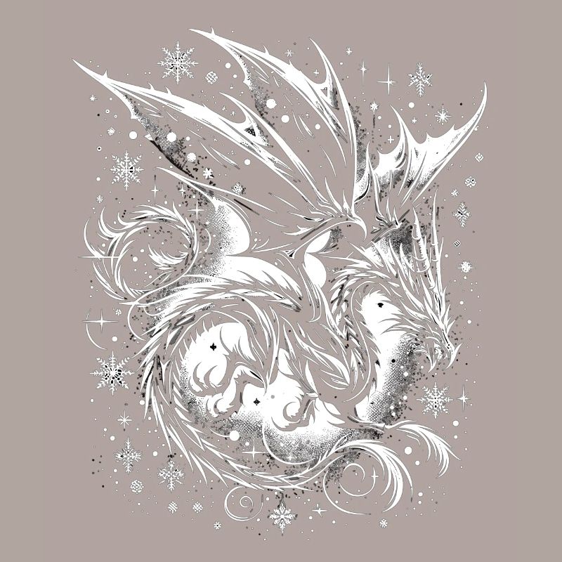 Gothic Eisdrache Mystik