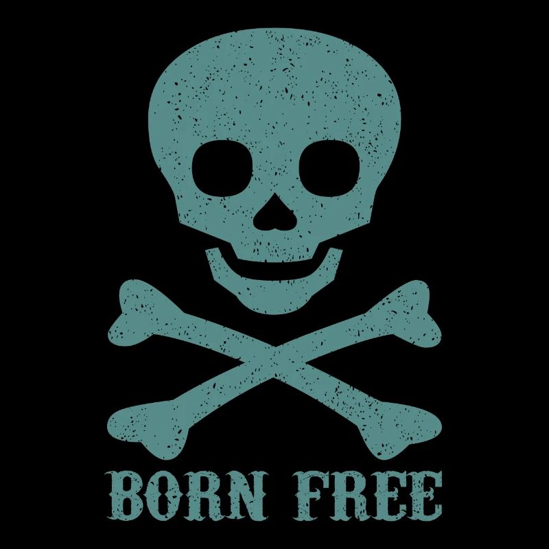 Crâne disant né libre