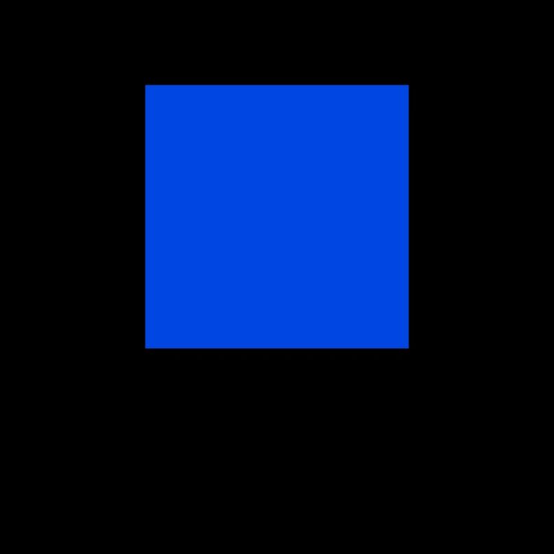 carré bleu