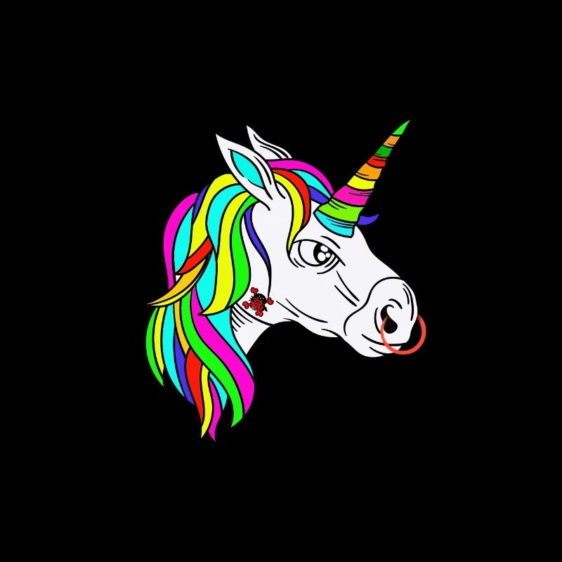 Einhorn,ein rebel Einhorn