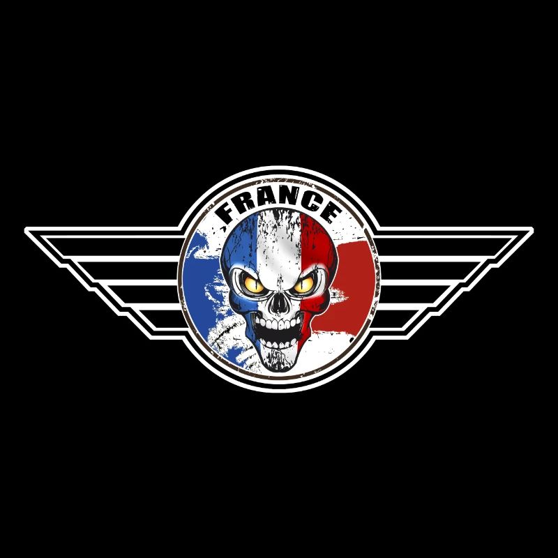 Frankreich dreifarbiges Logo