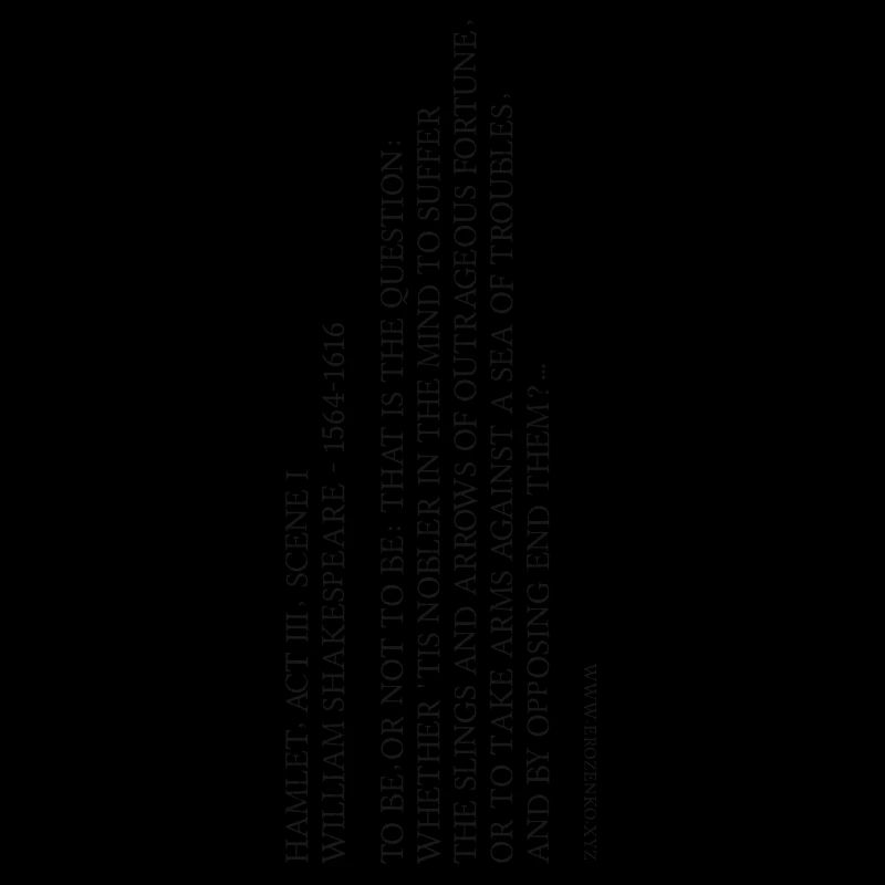 SEIN ODER NICHT SEIN