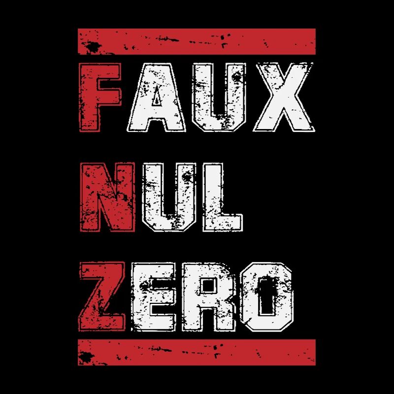 false zero t-shirt humor original gift