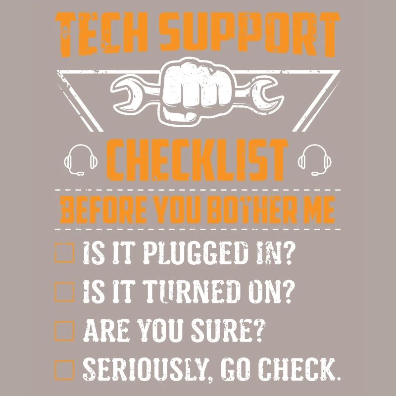 Technique Support Checklist Ordinateur informatique informatique