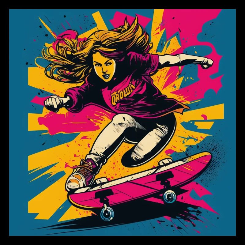 Skater-Mädchen