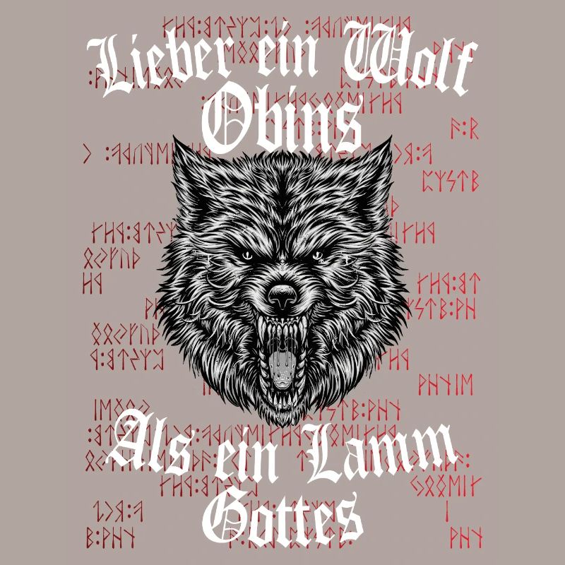 Lieber Ein Wolf Odins Als Ein Lamm Gottes