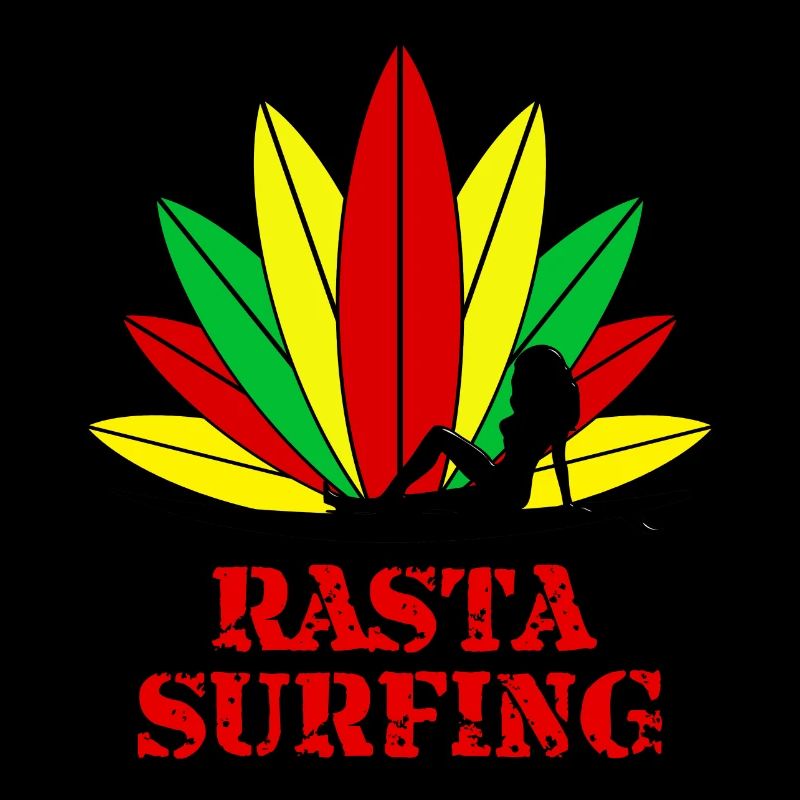 rasta surfing