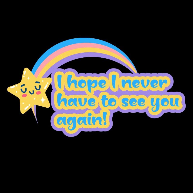 Cheeky Farewell Tee: Bright Goodbye