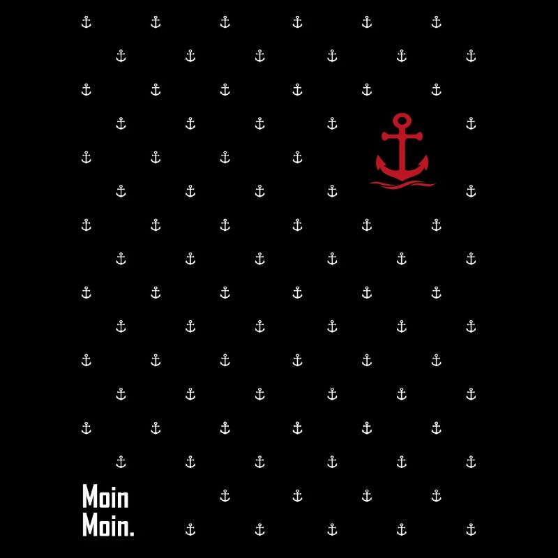 Maritimer Anker - Meer - Sommer - Moin Moin -Shirt