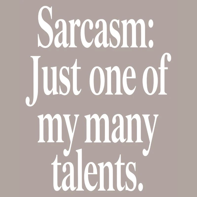 Sarkasmus Talent Statement Design