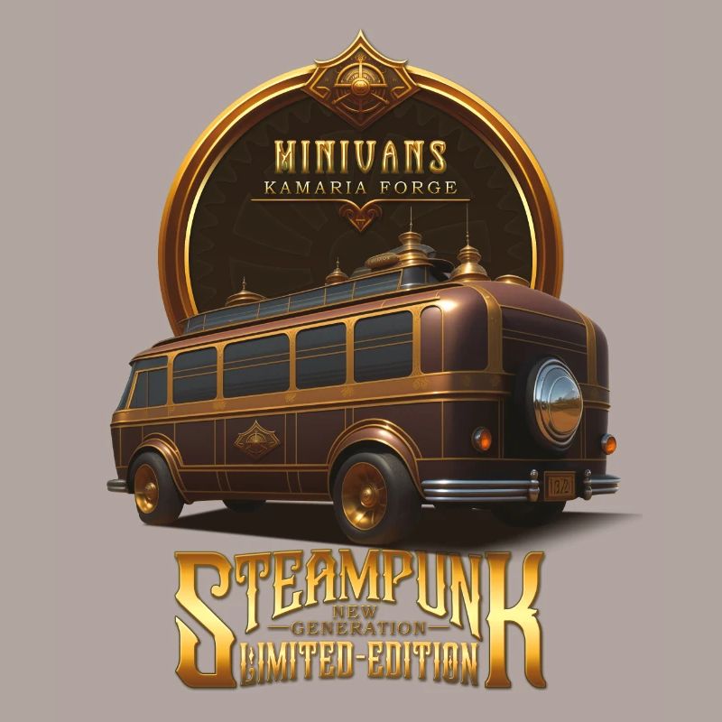 STEAMPUNK OLDTIMER OLDTIMER RETRO MINIVANS