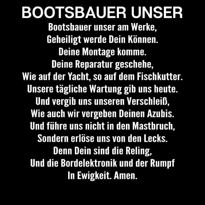 Bootsbauer Bootsbau Schiffbauer Schiffbau Boote