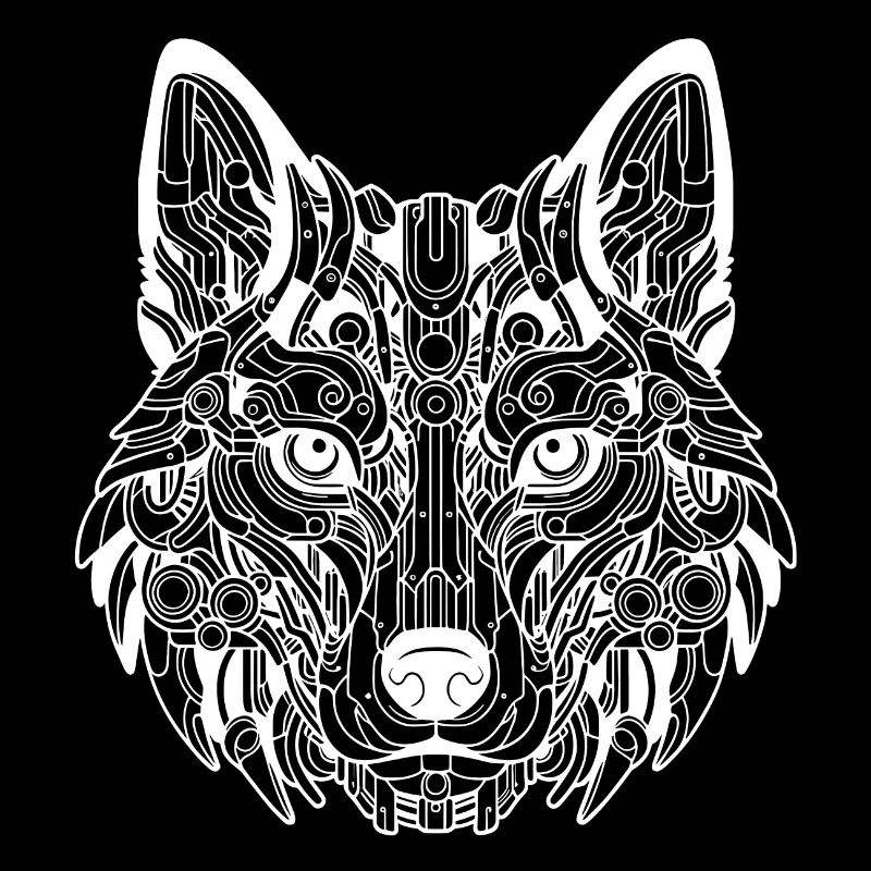 Loup biomécanique - Design blanc