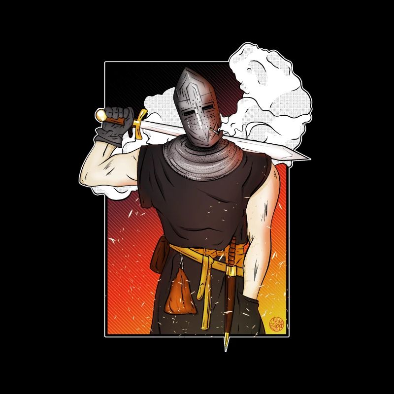 Chevalier yankee à l'épée