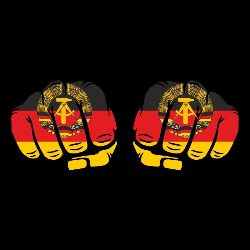 DDR Faust Held der Arbeit Abzeichen DDR Ostalgie