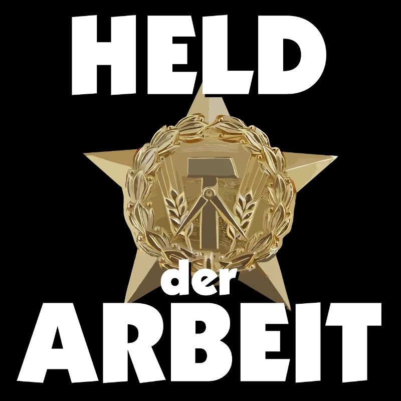 Held der Arbeit Abzeichen DDR Ostalgie