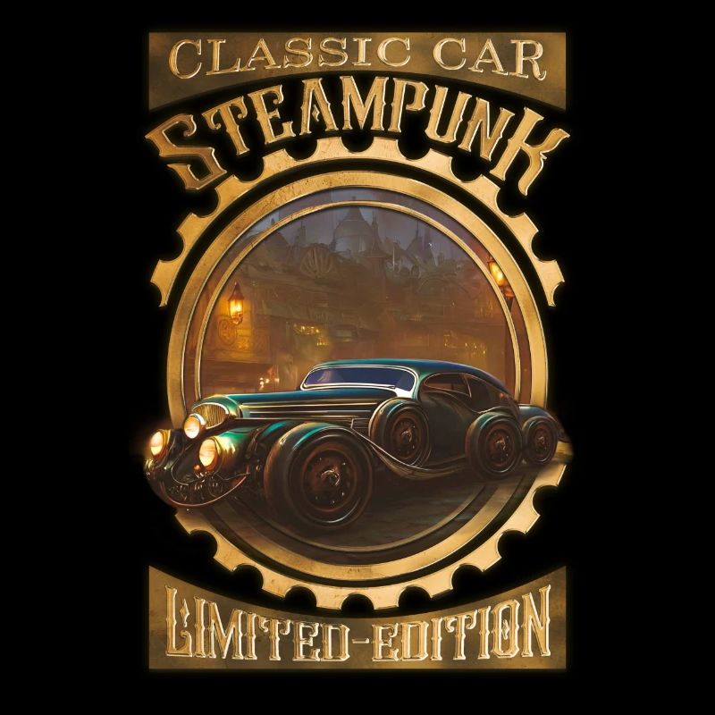 Steampunk Oldtimer Klassiker, Gothic und kraftvoll