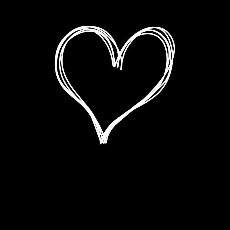 heart simple drawing cute valentine kawaii