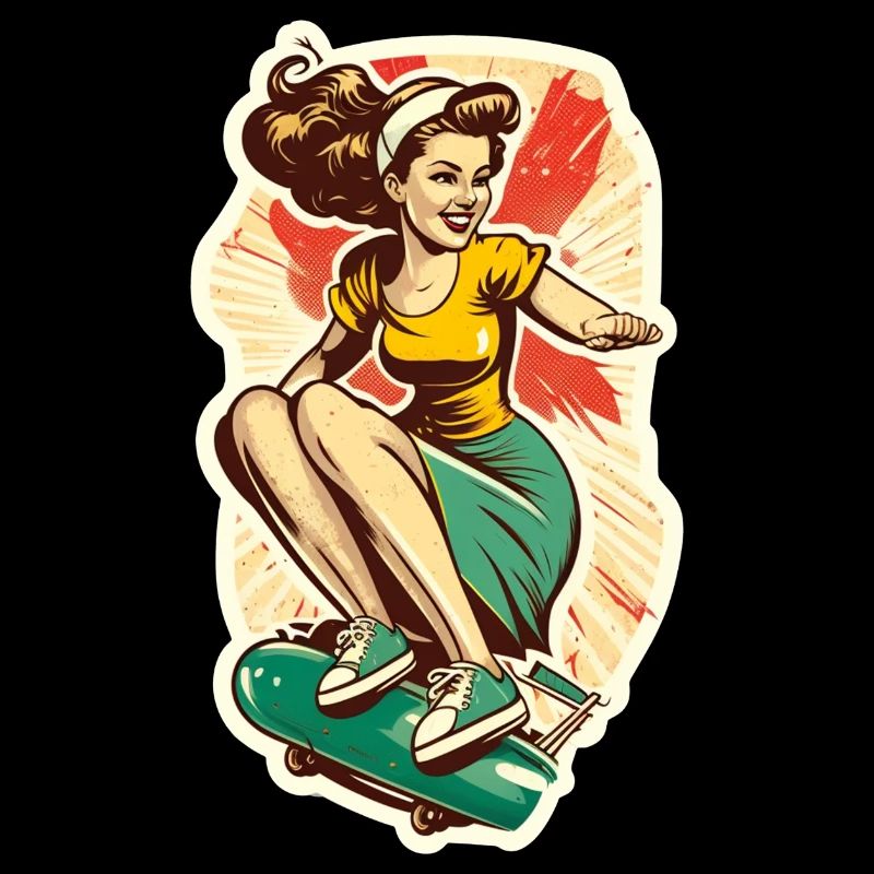 Skater-Mädchen