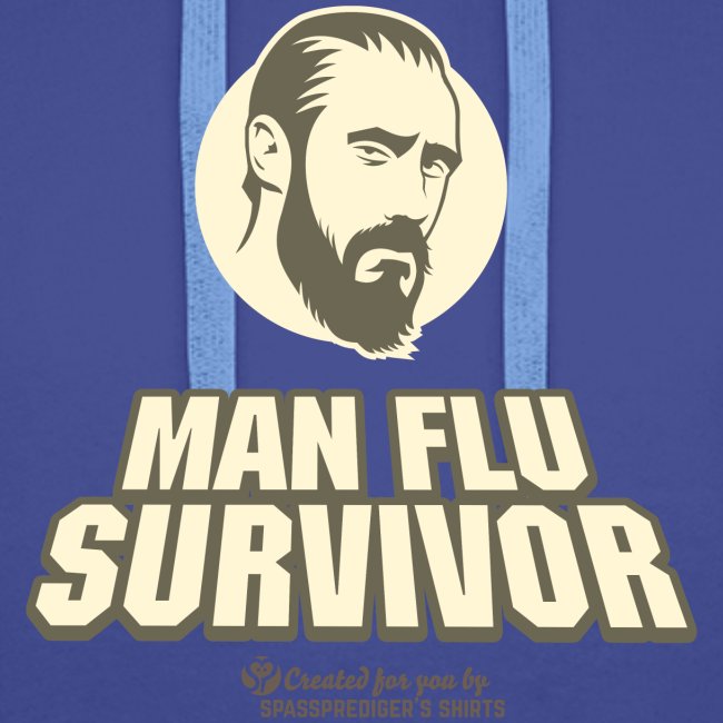 Man Flu Survivor T-Shirt Design