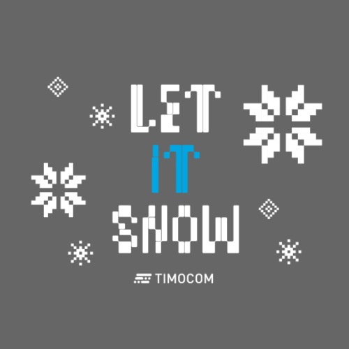 Let IT snow - Bluza męska Premium z kapturem
