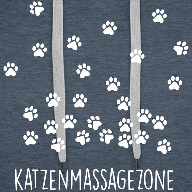 Vorschau: Katzen Massage Zone - Männer Premium Hoodie