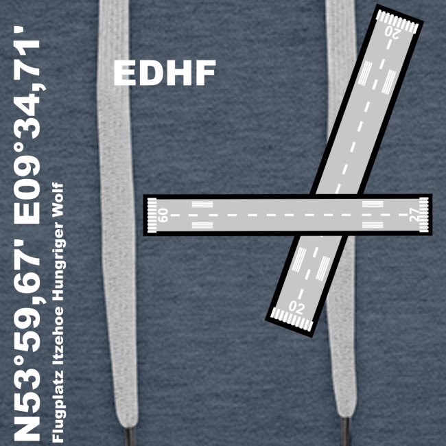 Flugplatz EDHF Design mit Namen und Koordinaten