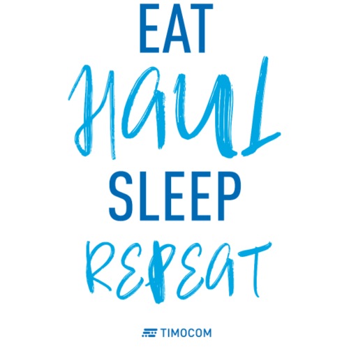 Eat Haul Sleep Repeat - Bluza męska Premium z kapturem