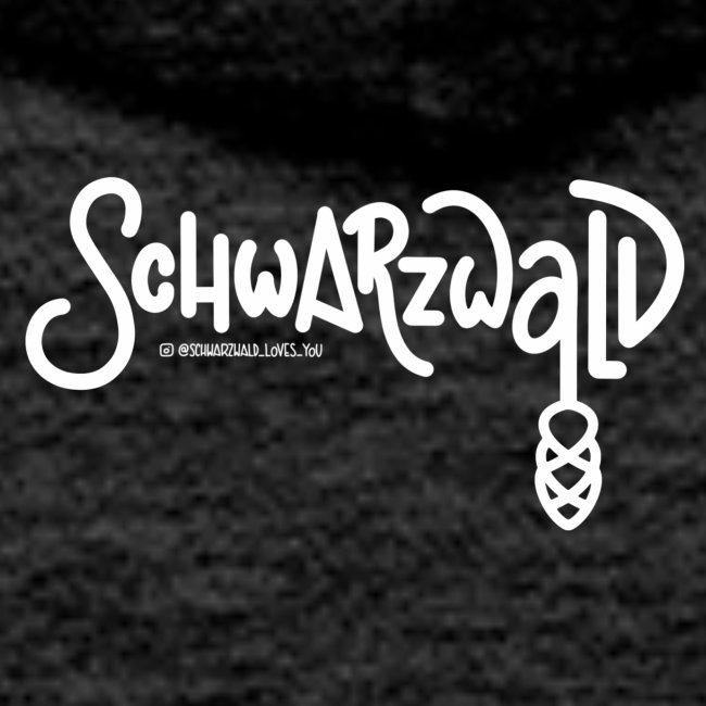 Schwarzwald Schriftzug weiß