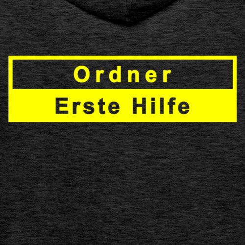 Ordner & Erste Hilfe, gelb - Männer Premium Hoodie