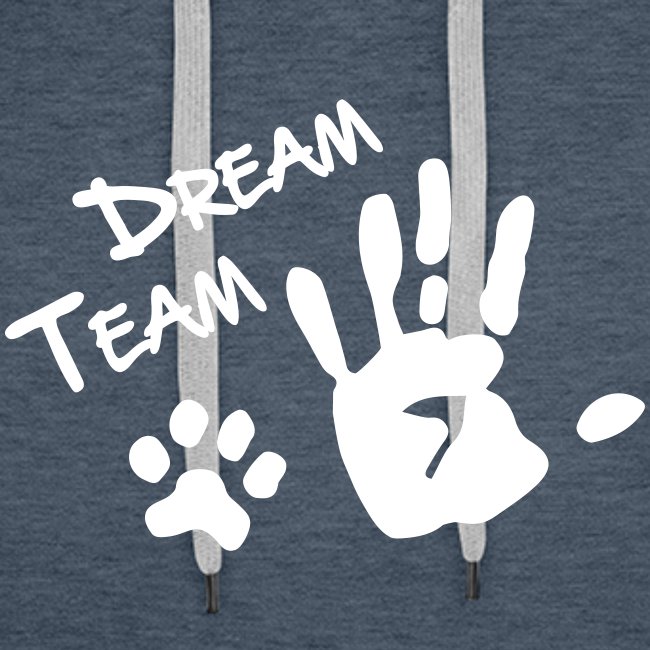 Dream Team Hand Hundpfote - Männer Premium Hoodie