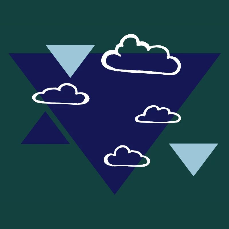 Clouds - printing inks freely selectable