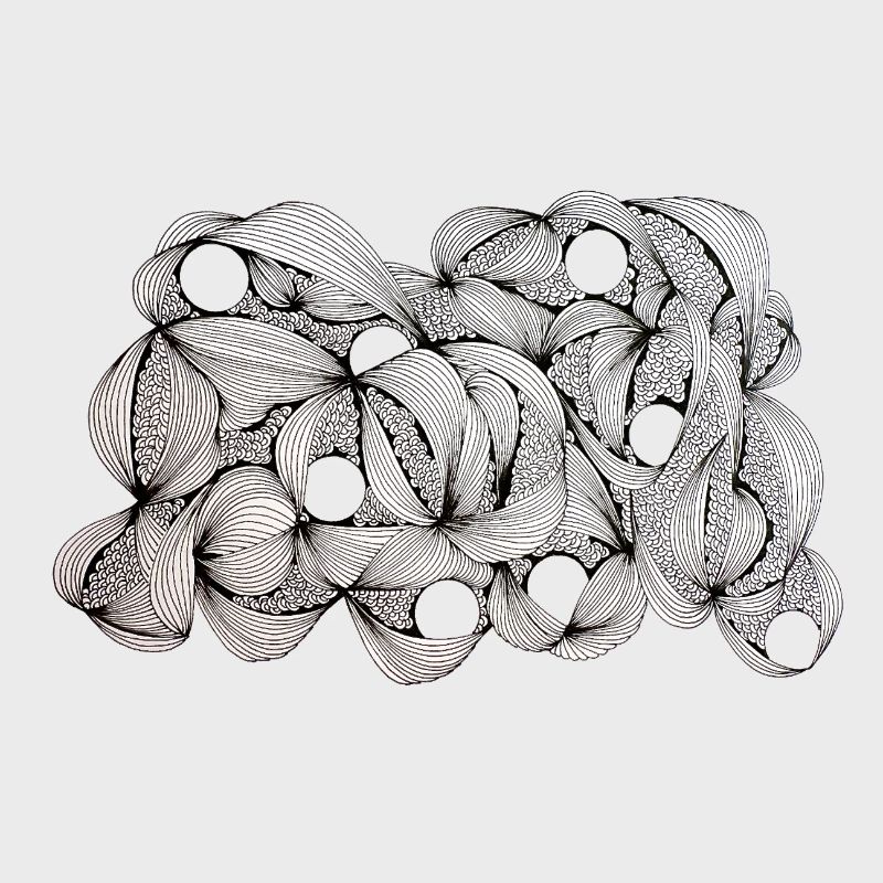 Lined Leaf Weave Pattern