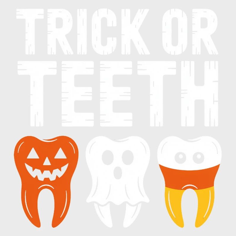 Trick oder Teeth Halloween-T-Shirt
