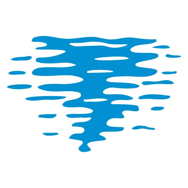 Ondes de réflexion de l’eau