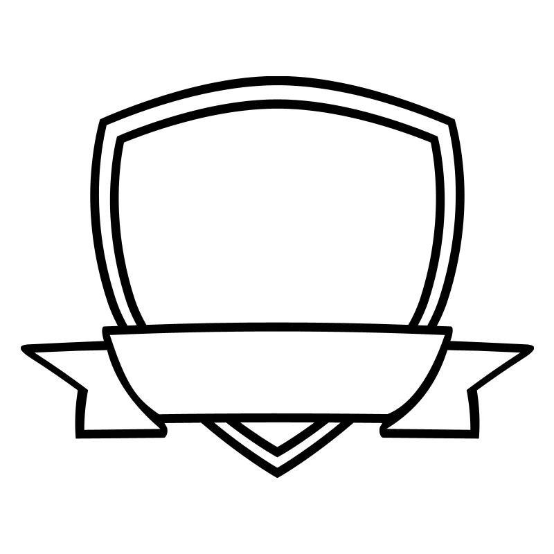 Bouclier de bannière vide