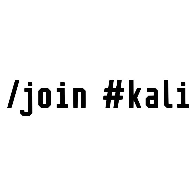 IRC COMMAND: JOIN KALI - PENTESTING OS