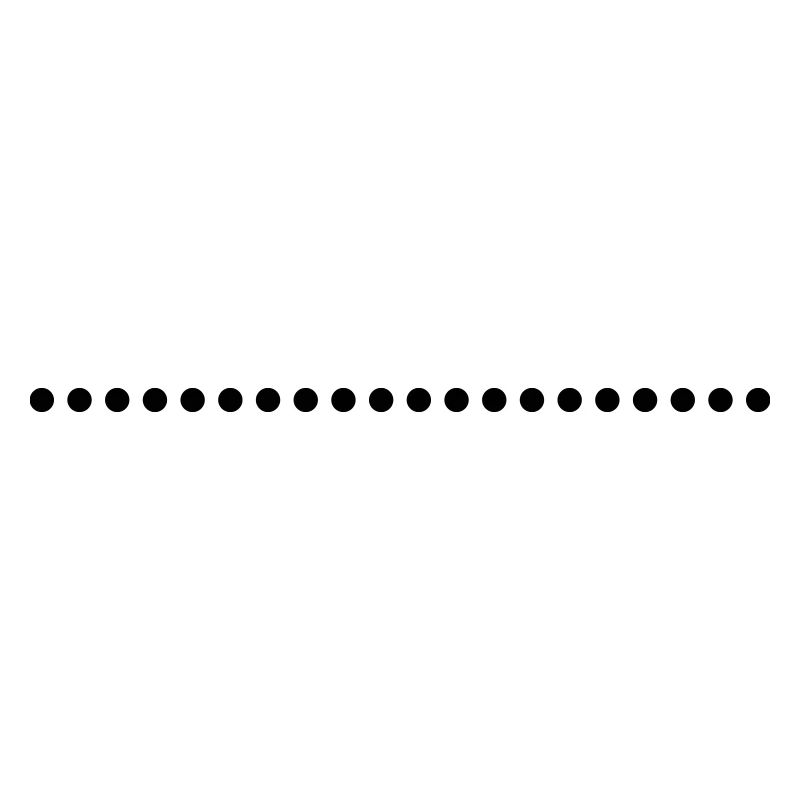Dotted underscore to design yourself