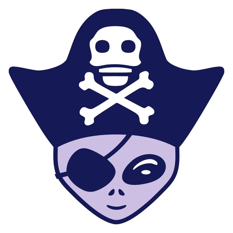 Alien Pirate Capitaine Casquette Drôle Alien