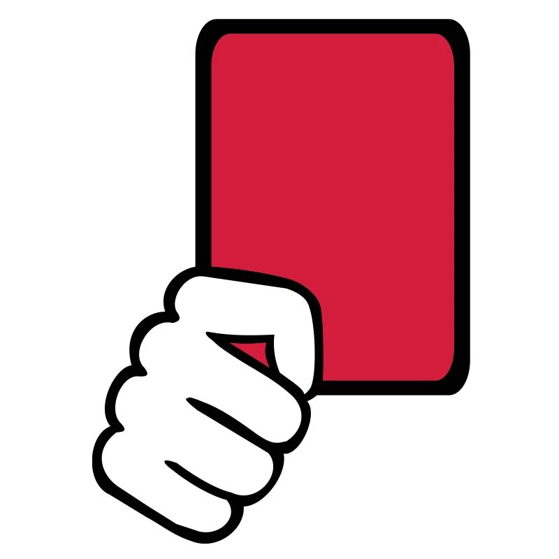 Red card Referee