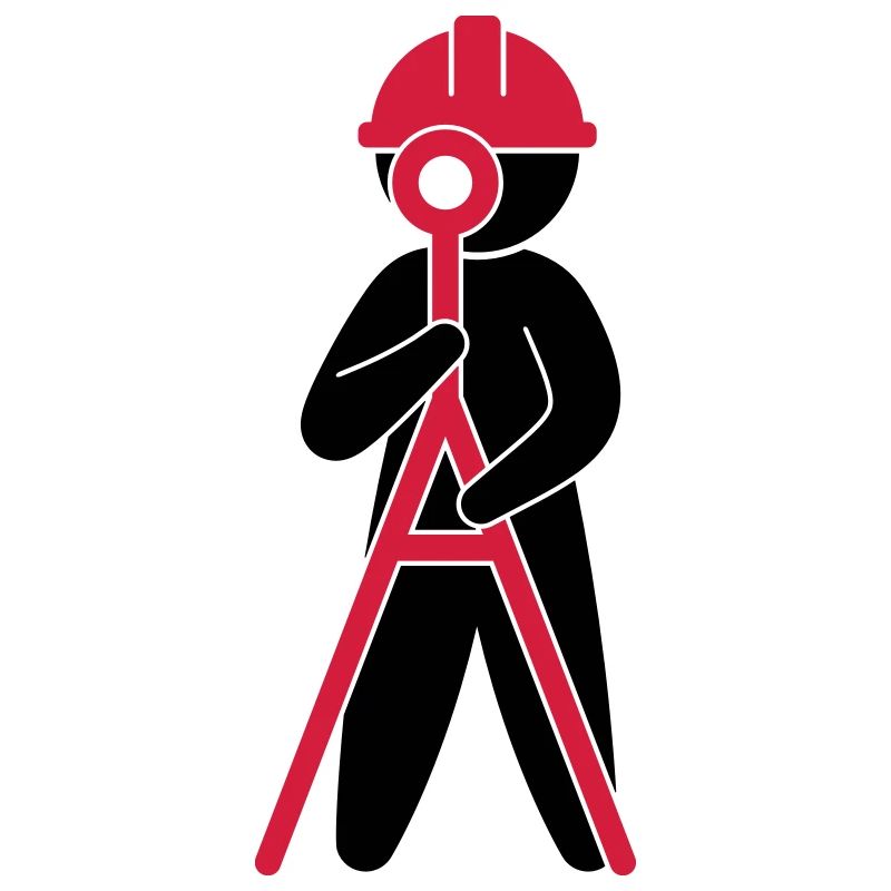 Ein Ingenieur auf einer Baustelle